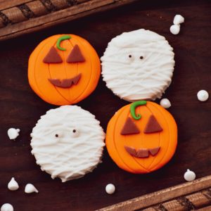 Galletas de jengibre fantasmales