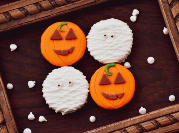 Galletas de jengibre fantasmales